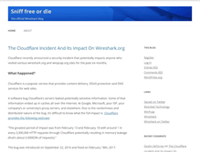 Tablet Screenshot of blog.wireshark.org